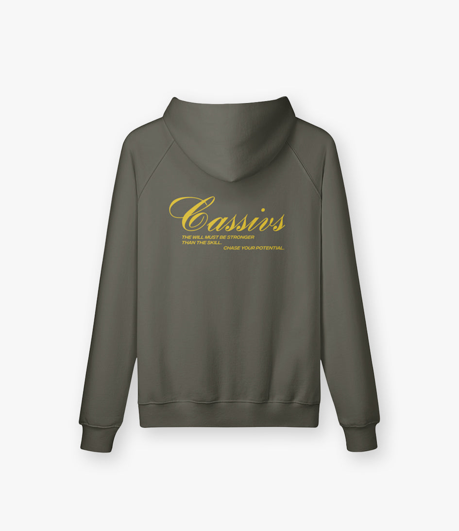 Chase your Potential - Oversized Hoodie Dark Grey