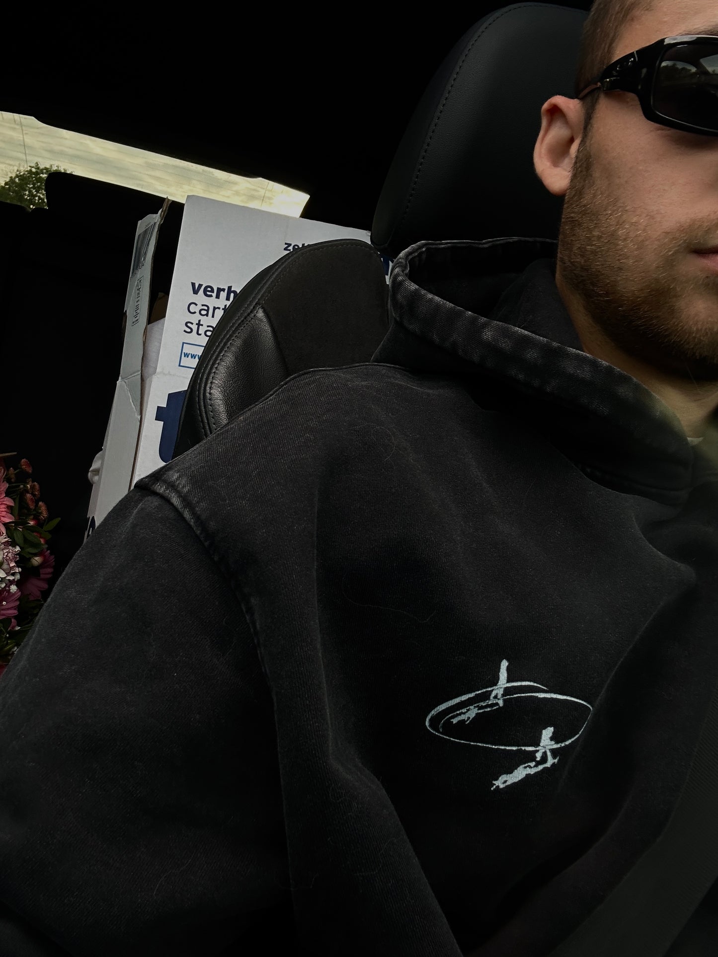 Inner Circle Capsule - Oversized Hoodie Washed Black