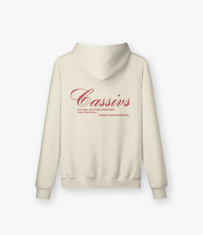 Chase your Potential - Oversized Hoodie Creme