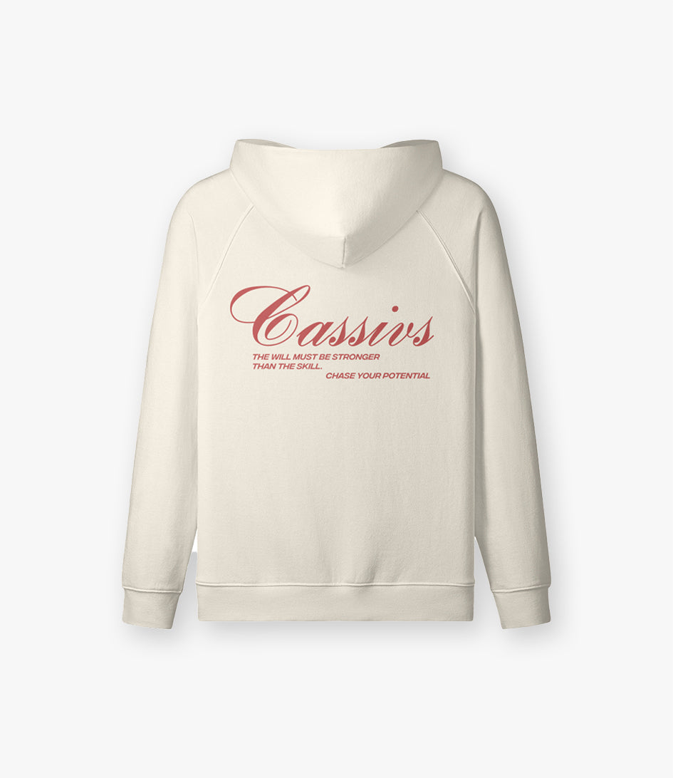 Chase your Potential - Oversized Zipper Creme