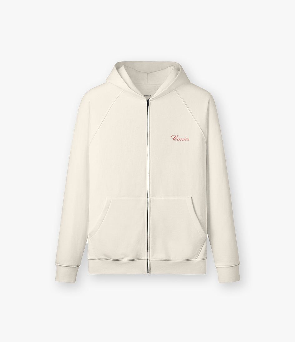 Chase your Potential - Oversized Zipper Creme
