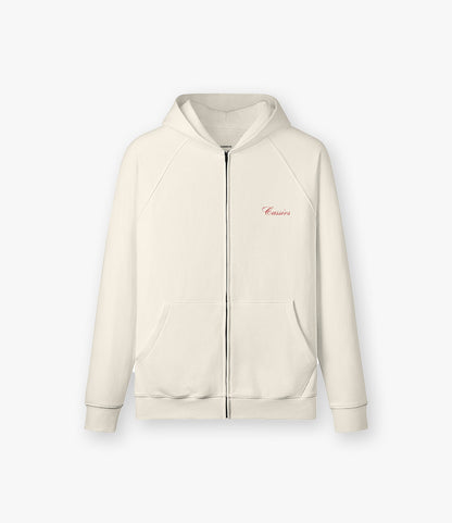 Chase your Potential - Oversized Zipper Creme