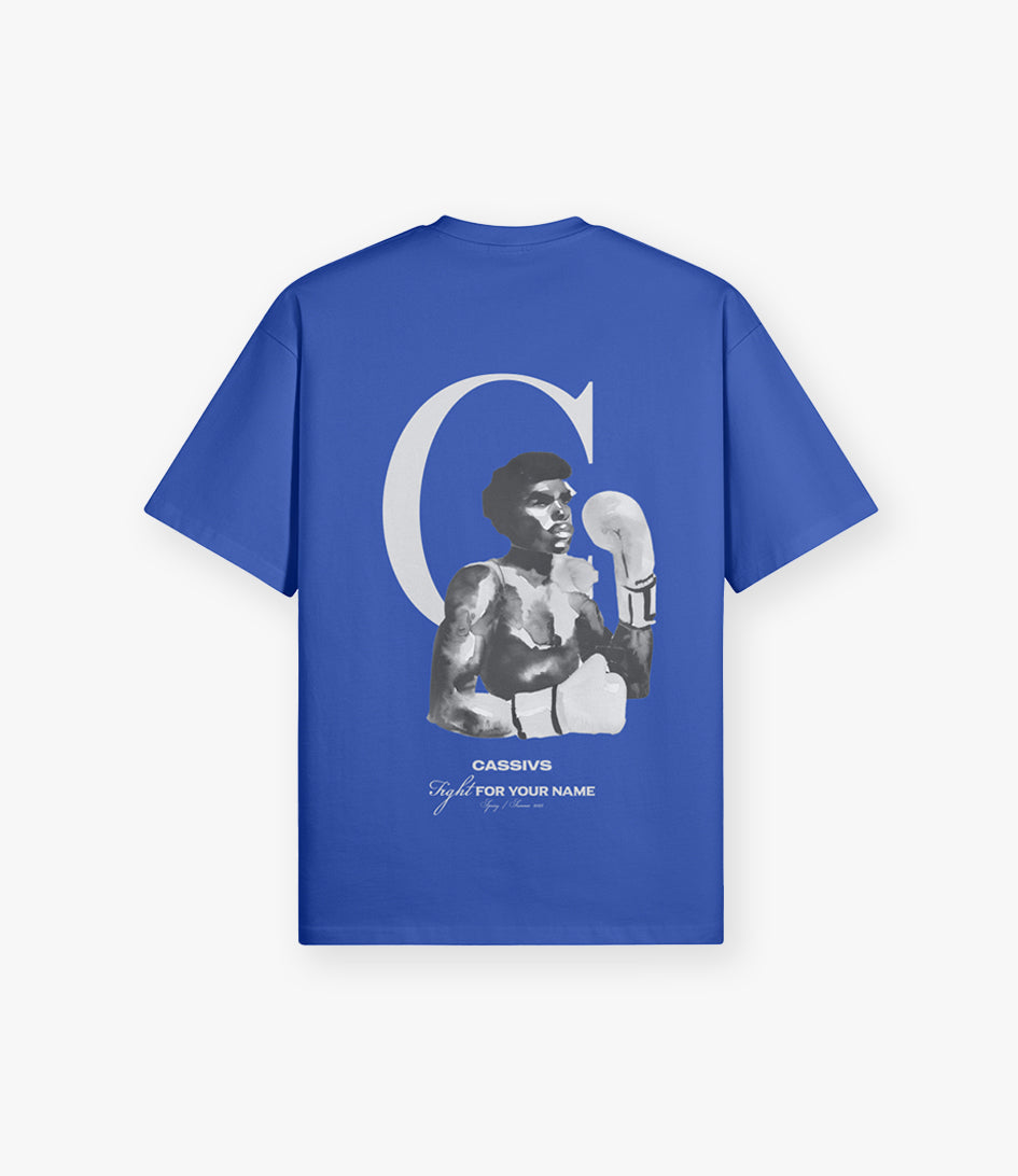 Fight For Your Name - Oversized Tee Deep Blue