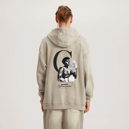 Fight For Your Name - OVERSIZED WASHED HOODIE