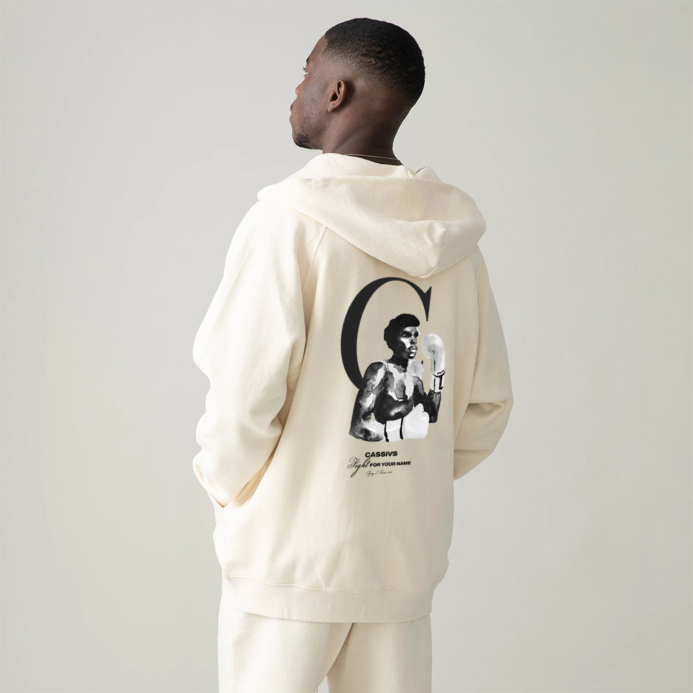 Fight For Your Name - OVERSIZED ZIPPER
