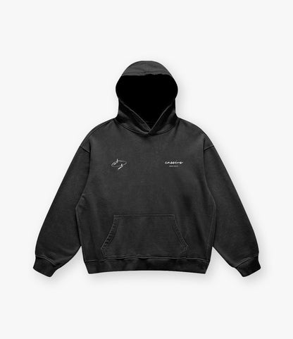 Inner Circle Capsule - Oversized Hoodie Washed Black