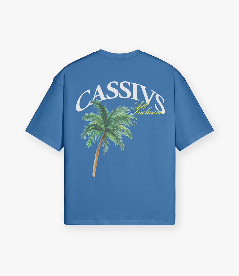 All Inclusive Boxy T-shirt - Blauw