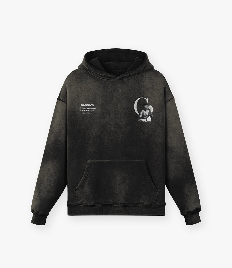 Fight For Your Name - OVERSIZED WASHED HOODIE
