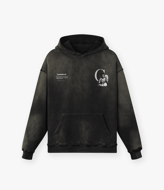 Fight For Your Name - OVERSIZED WASHED HOODIE