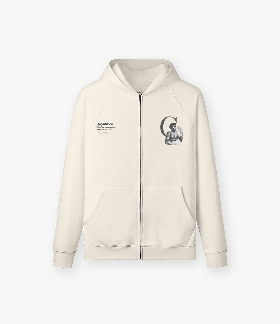 Fight For Your Name - OVERSIZED ZIPPER
